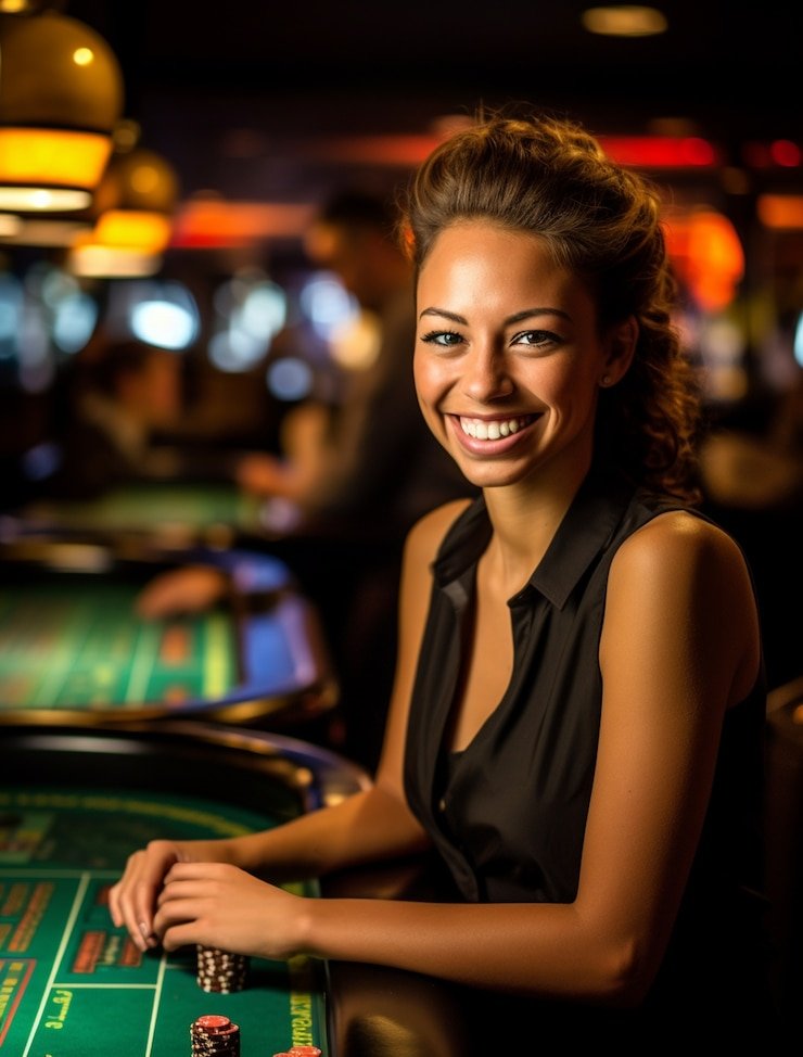 Baccarat card game with player and banker hands